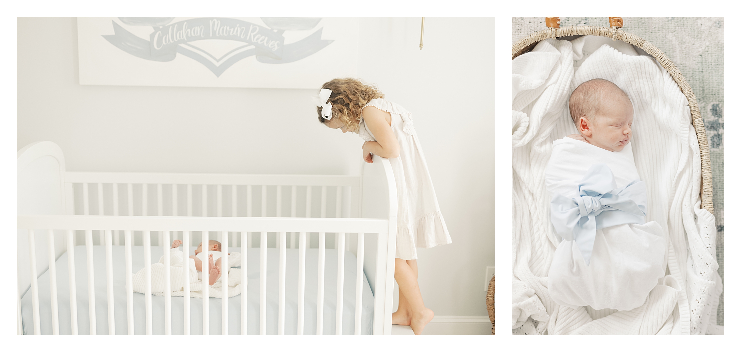 I specialize in photographing newborns, mothers-to-be, and babies in the Charlotte area from my portrait studio, outdoors, and in clients' homes.